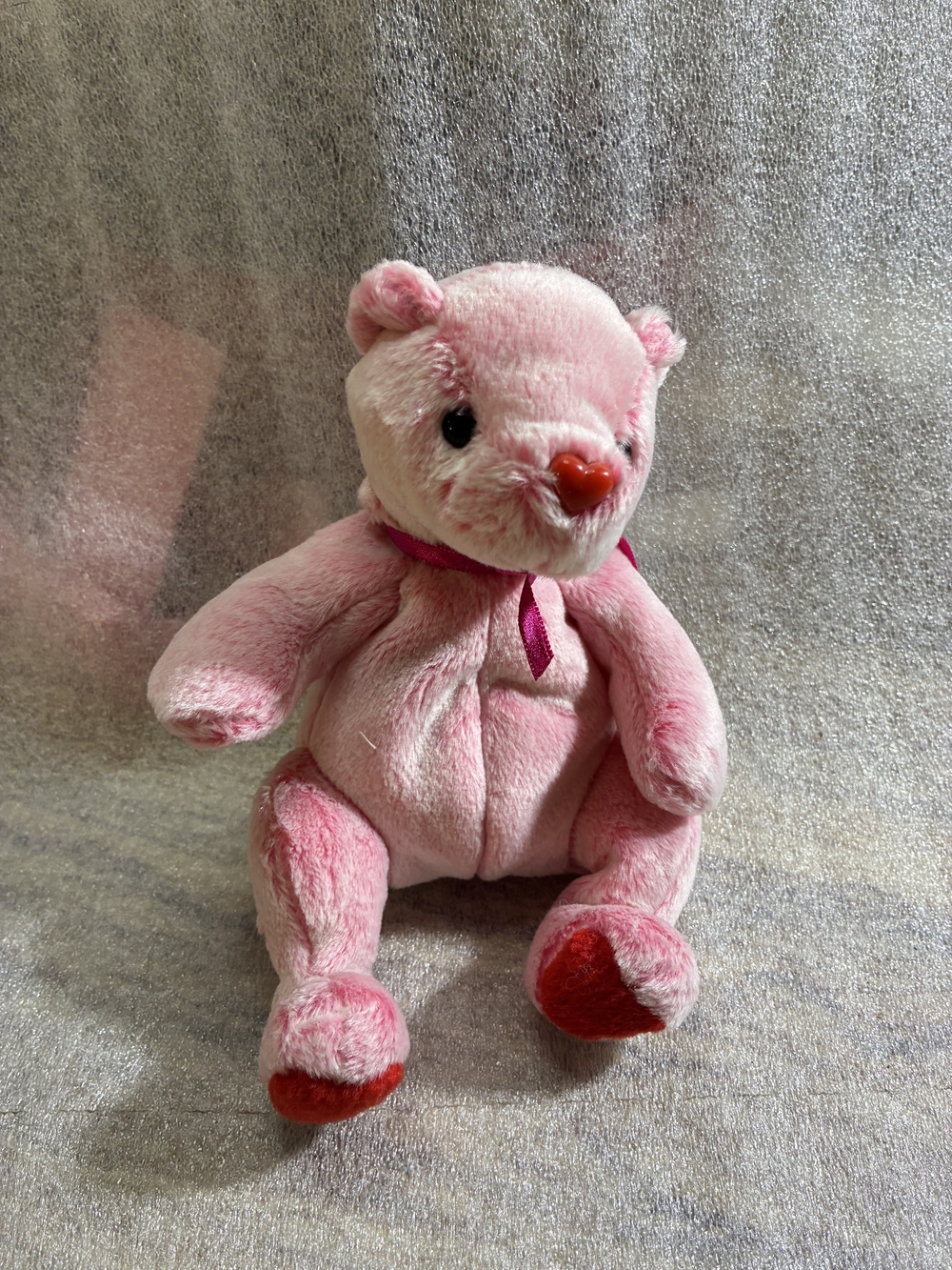 Ty Beanie Baby teddy bear, named Romance